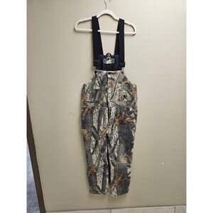Gunflint Berne Bibs Real Tree Hardwood  Hunting Overalls Waist 38